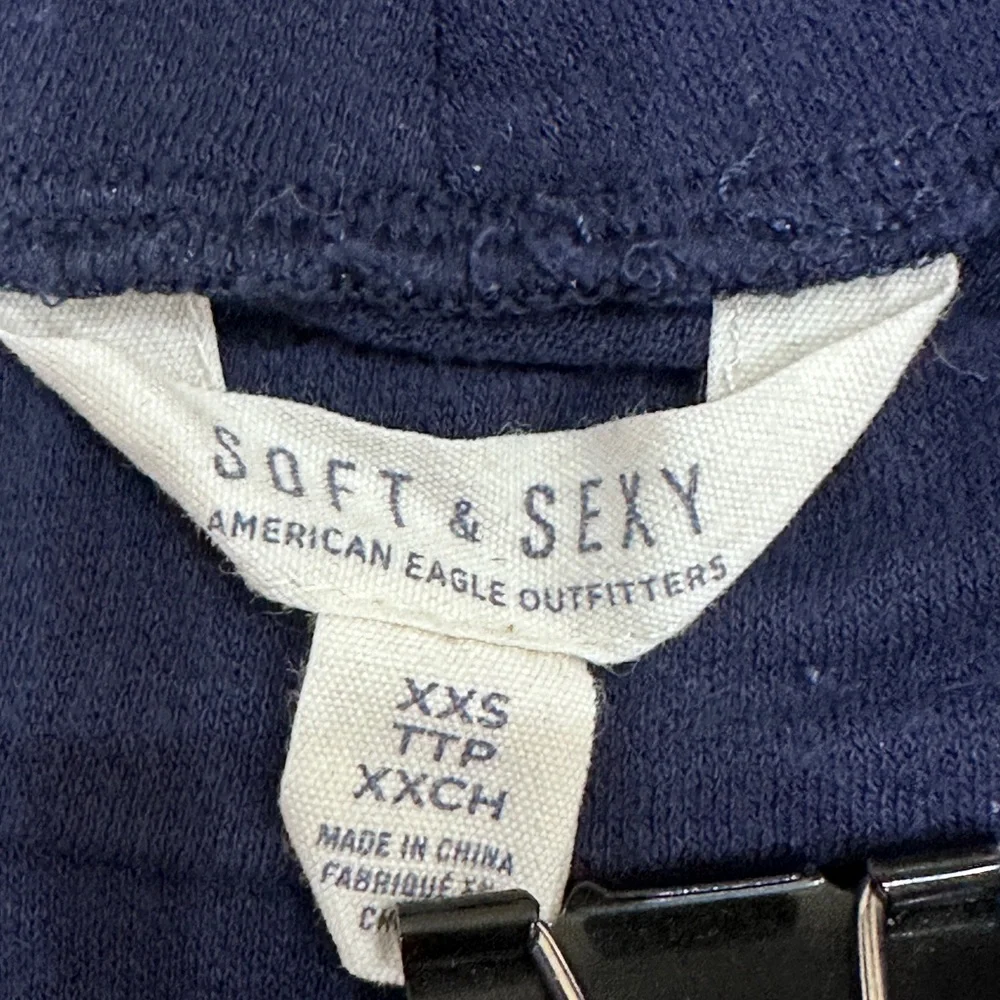 American Eagle Dress XXS Navy‎ Blue Minimalist Soft Life - Picture 7 of 9